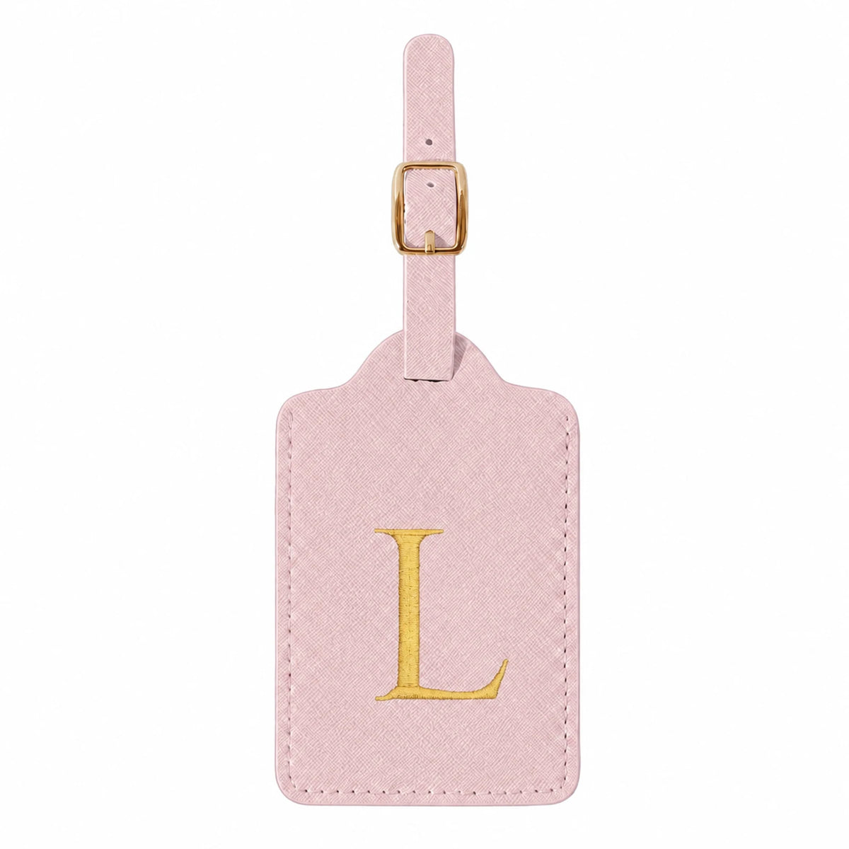 Pink Initial Luggage Tag | A–Z Letter Choices