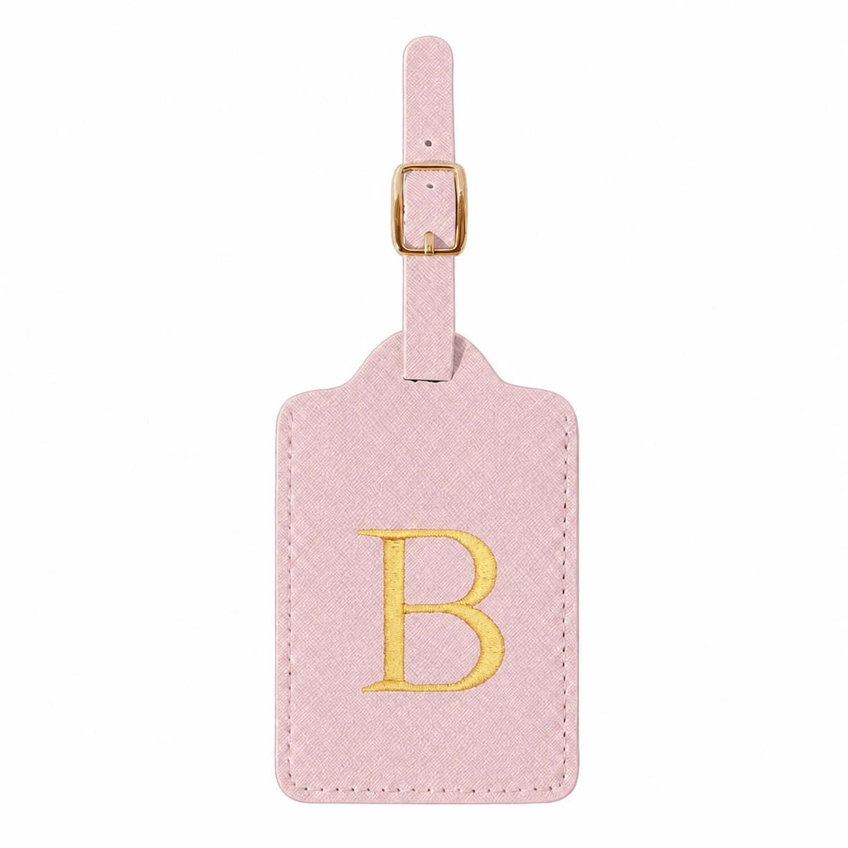 Pink Initial Luggage Tag | A–Z Letter Choices