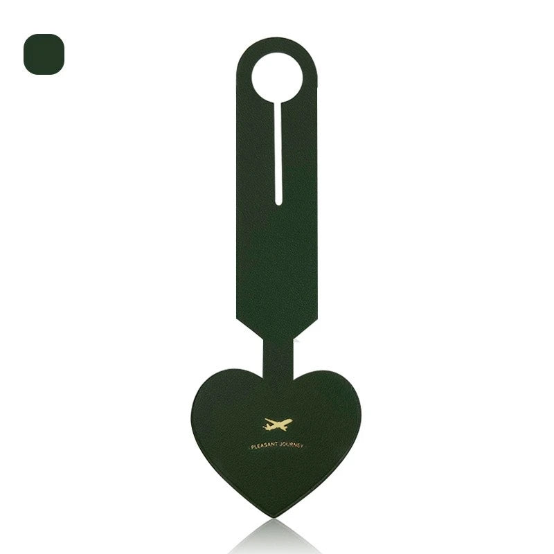 Heart-Shaped Luggage Tag | Colourful Suitcase Identifier