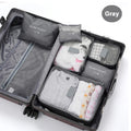 6-Piece Travel Packing Bag Set for Clothes & Shoes