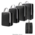 5-Piece Packing Cube Set with Separate Shoe Bag