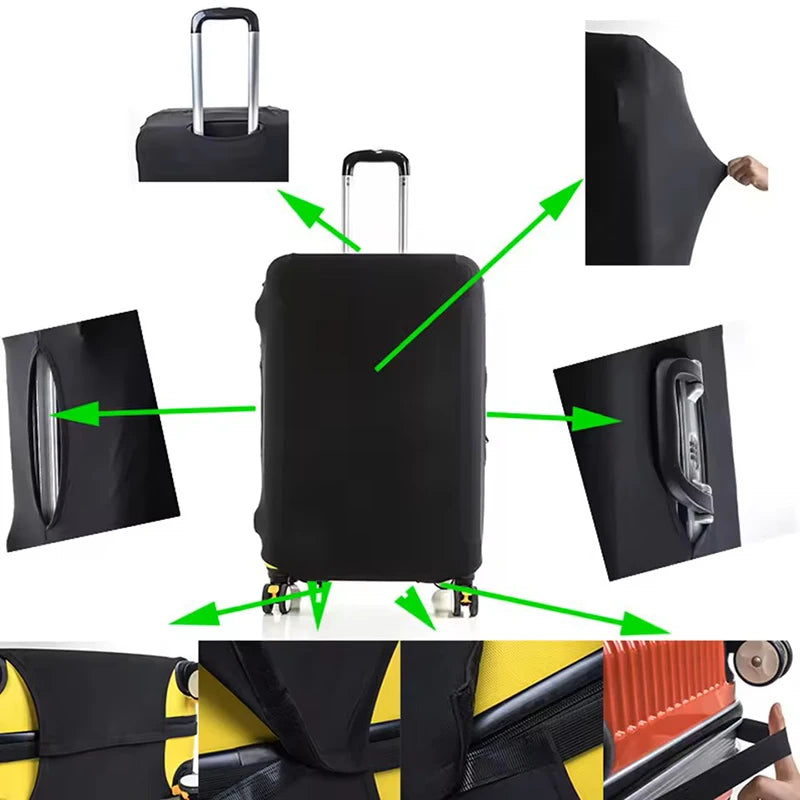 Stretch Fabric Suitcase Cover | S–XL Luggage Sizes