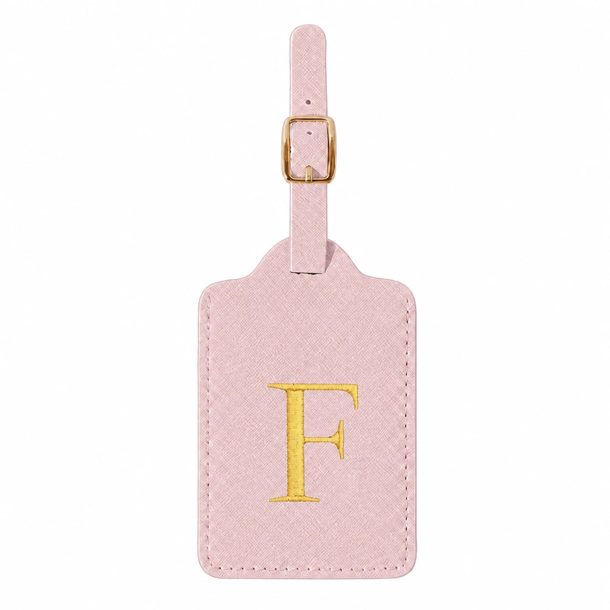 Pink Initial Luggage Tag | A–Z Letter Choices
