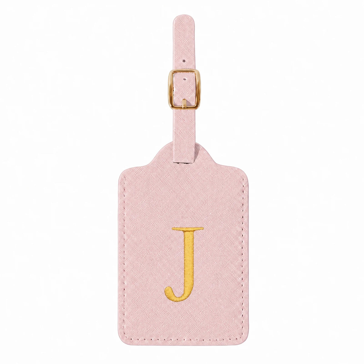 Pink Initial Luggage Tag | A–Z Letter Choices