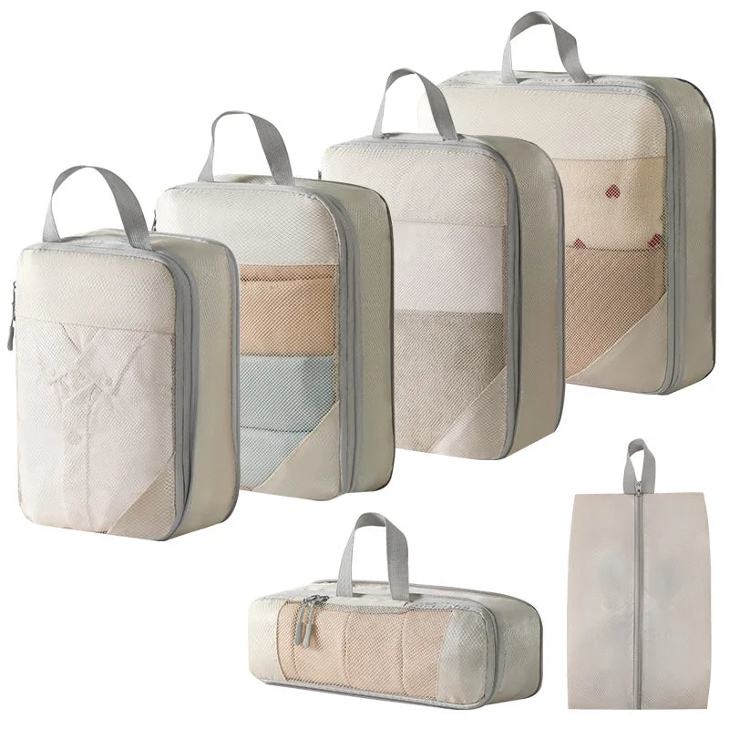 Compression Packing Cubes for Travel | Colour & Set Options