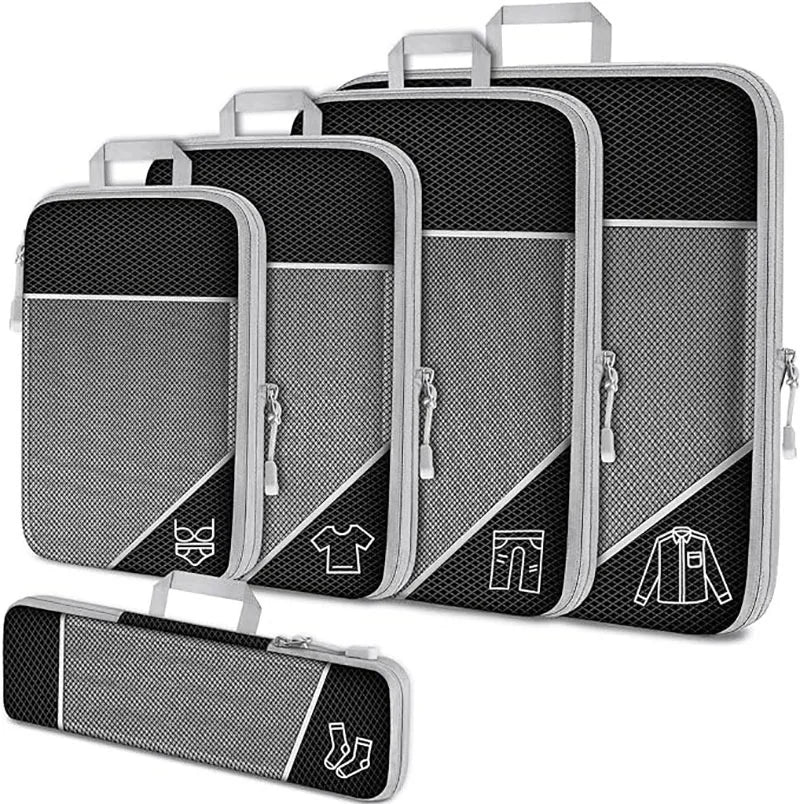 Expandable Mesh Packing Cubes, Travel Organisers