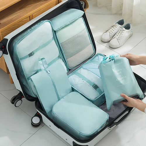 7-Piece Travel Packing Cube Set, Suitcase Organisers
