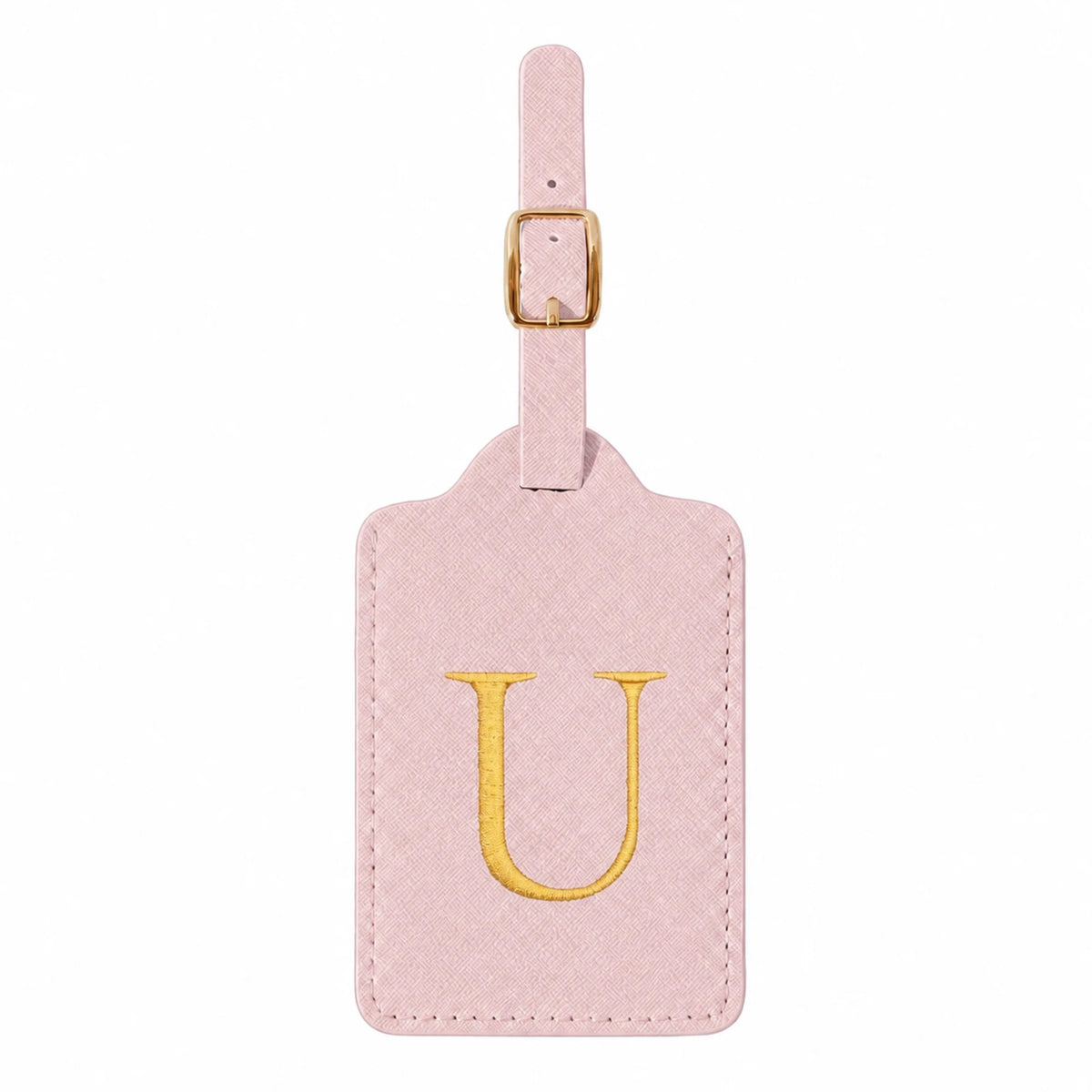 Pink Initial Luggage Tag | A–Z Letter Choices