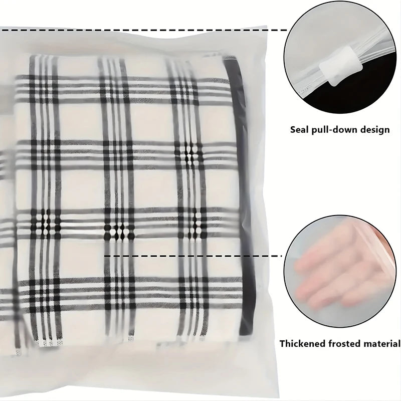Zippered Garment Storage Bags | 10-Piece Size Options