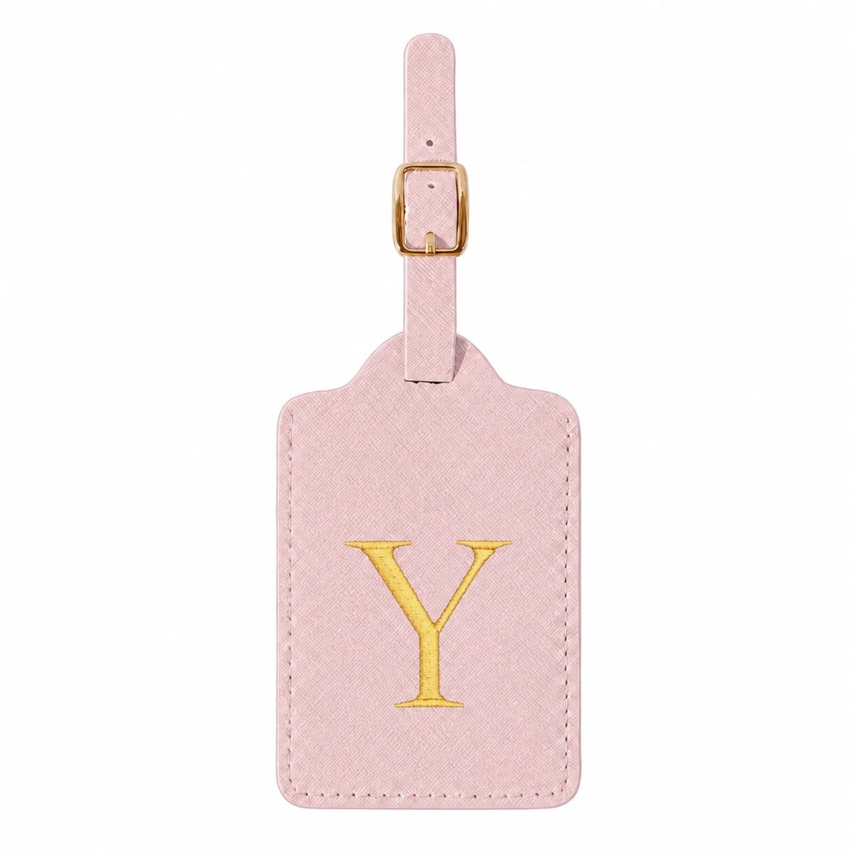 Pink Initial Luggage Tag | A–Z Letter Choices