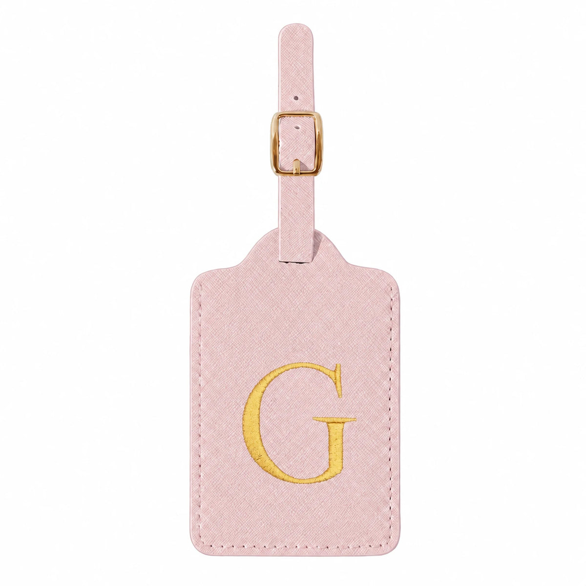Pink Initial Luggage Tag | A–Z Letter Choices
