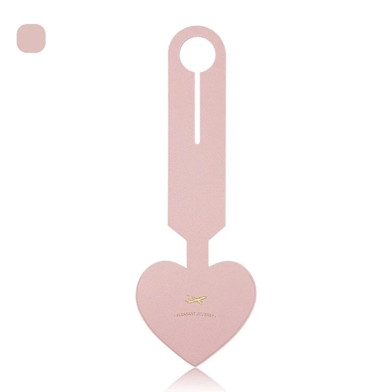 Heart-Shaped Luggage Tag | Colourful Suitcase Identifier