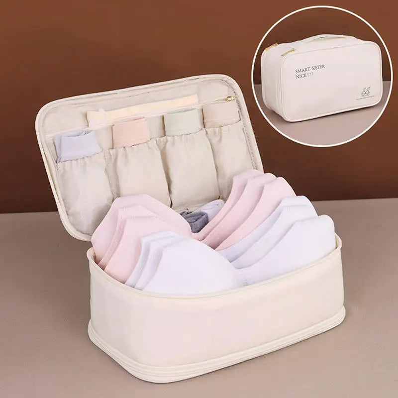 Double-Layer Underwear & Socks Travel Organiser