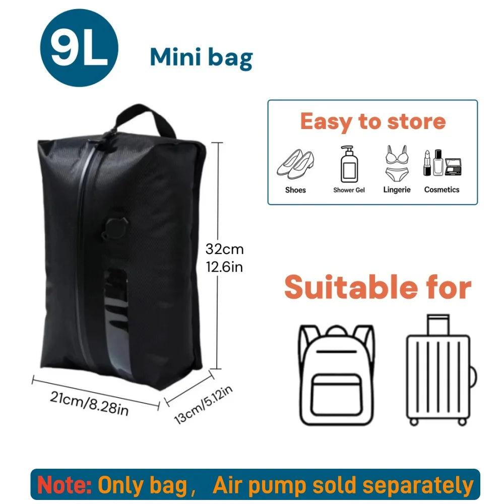 Travel Vacuum Storage Bag | 9L–41L & Pump Option