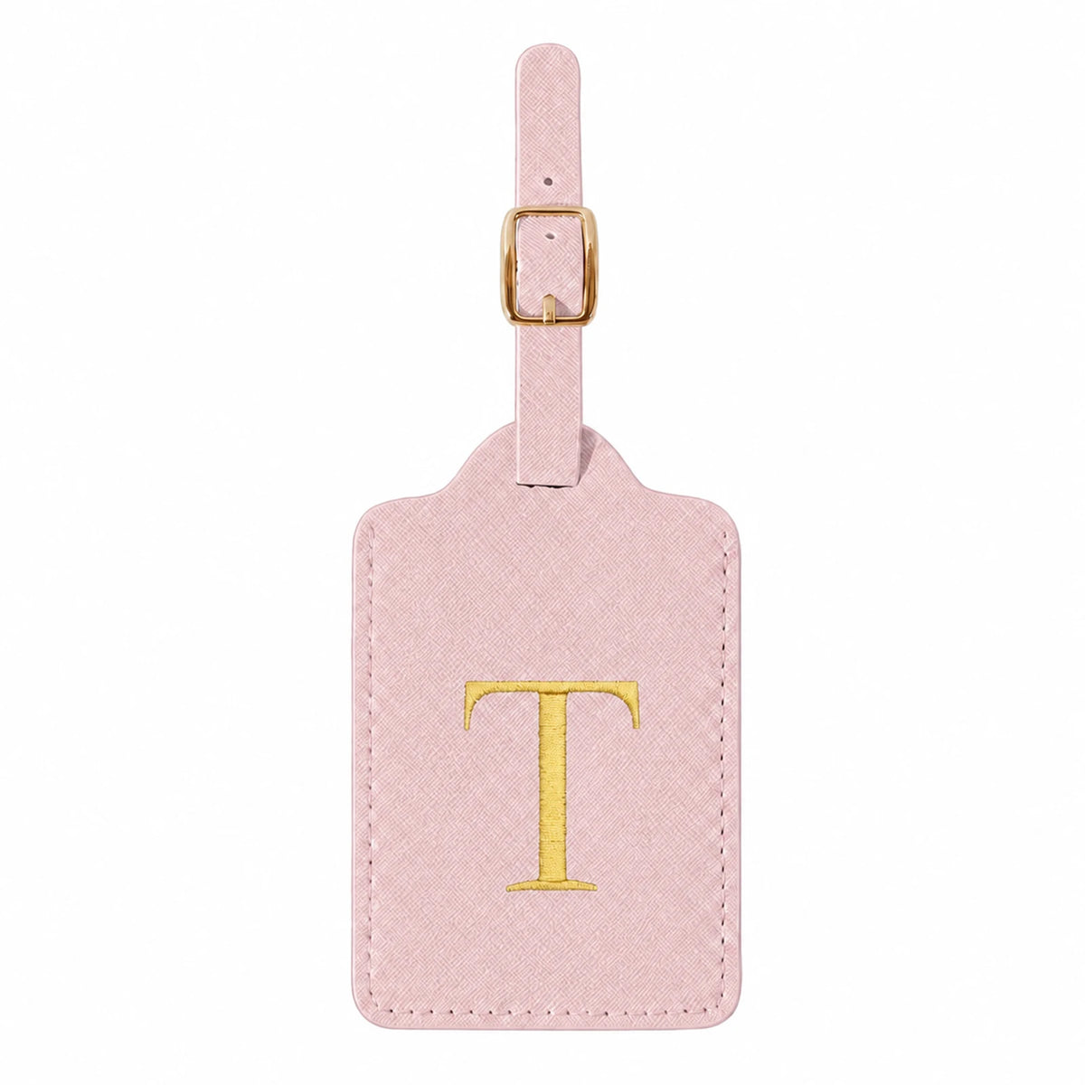 Pink Initial Luggage Tag | A–Z Letter Choices