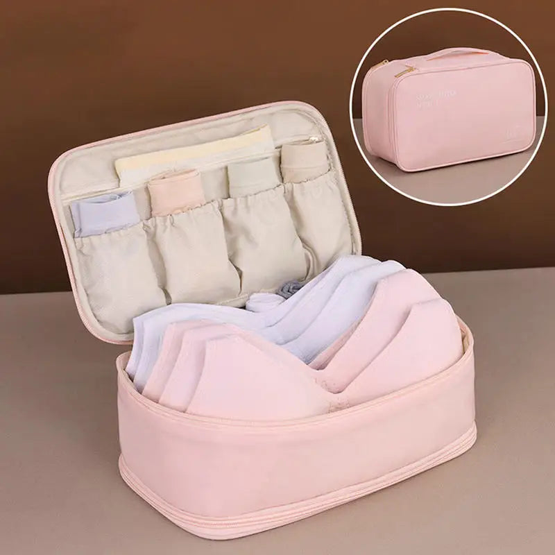 Double-Layer Underwear & Socks Travel Organiser