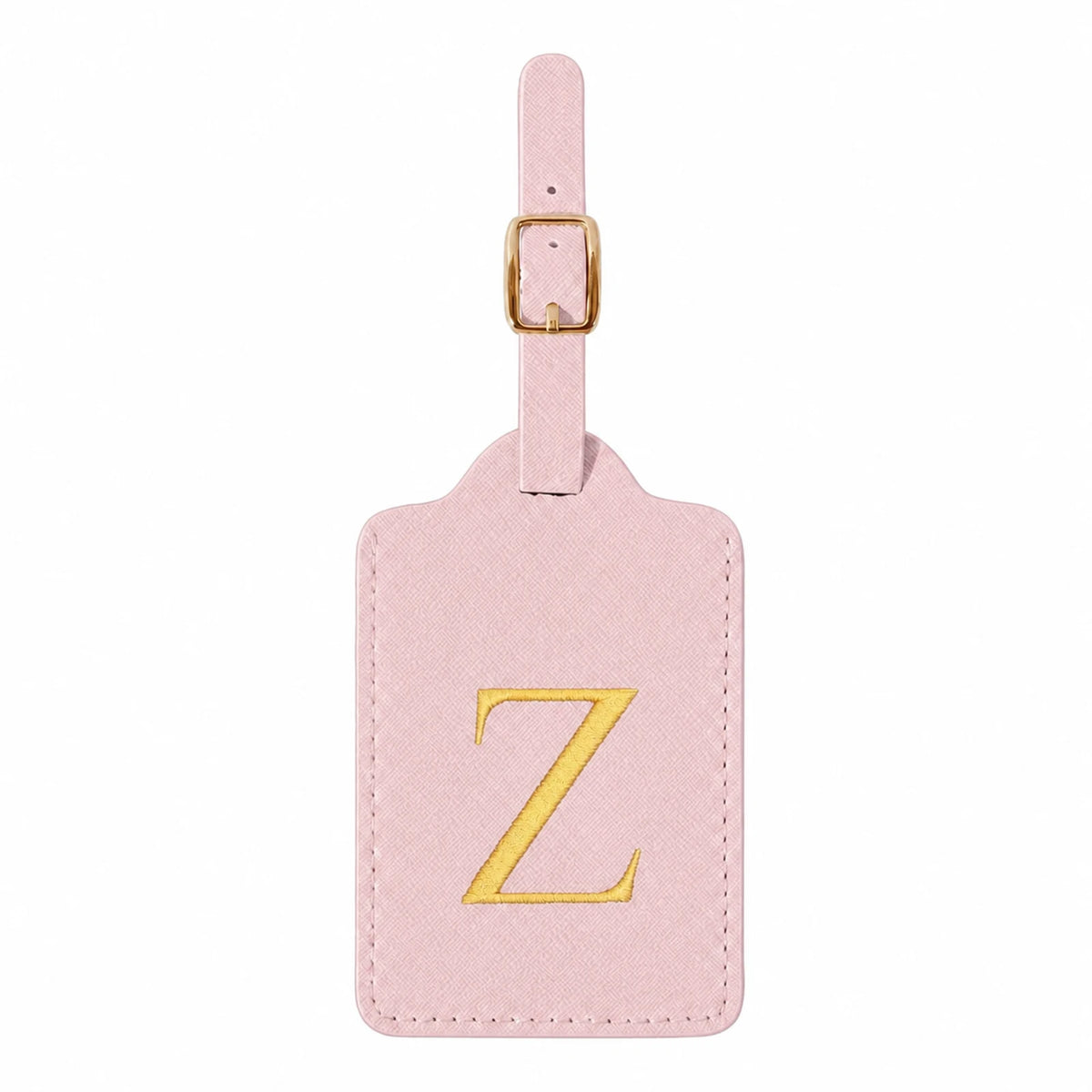 Pink Initial Luggage Tag | A–Z Letter Choices