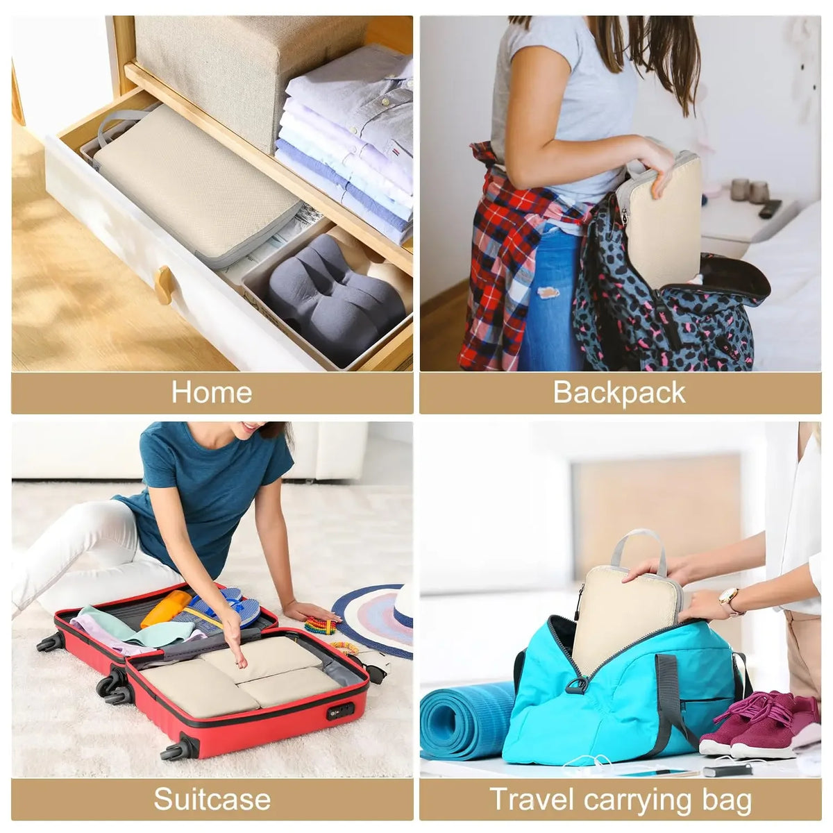Compression Packing Cubes | 1, 3 & 4-Piece Options