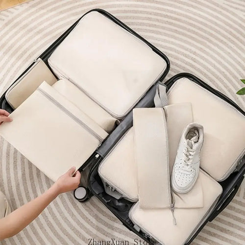 5-Piece Packing Cube Set with Shoe Bag, Travel Organisers