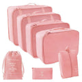 7-Piece Travel Packing Cube Set for Suitcase Organisation