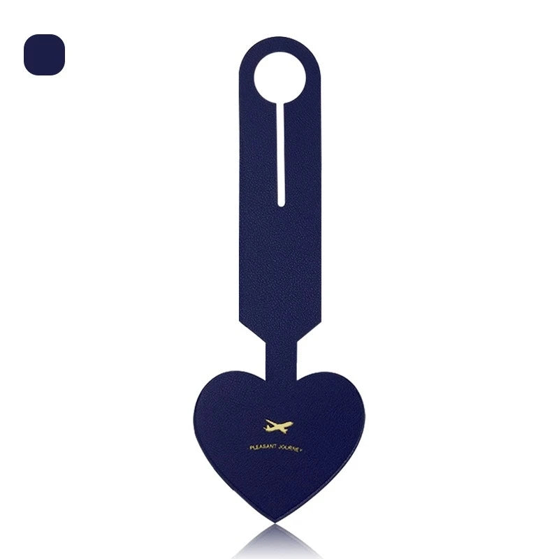 Heart-Shaped Luggage Tag | Colourful Suitcase Identifier