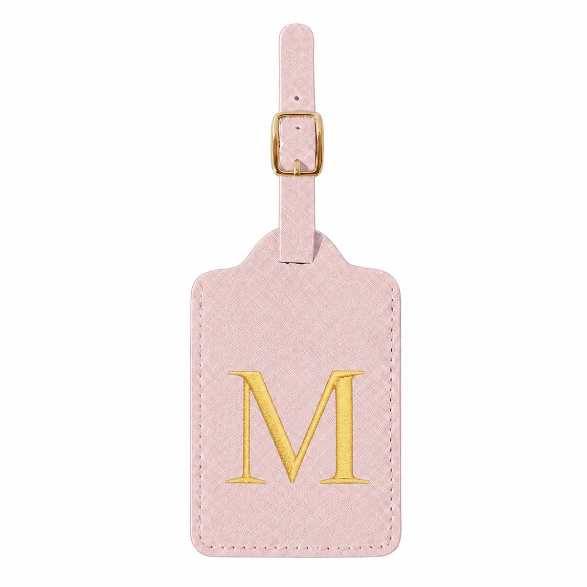 Pink Initial Luggage Tag | A–Z Letter Choices