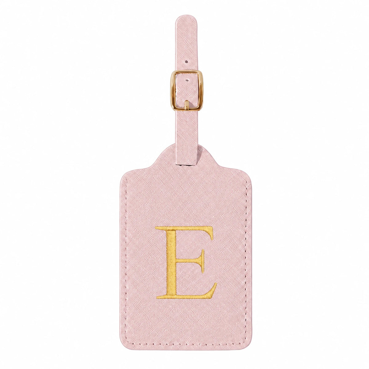Pink Initial Luggage Tag | A–Z Letter Choices