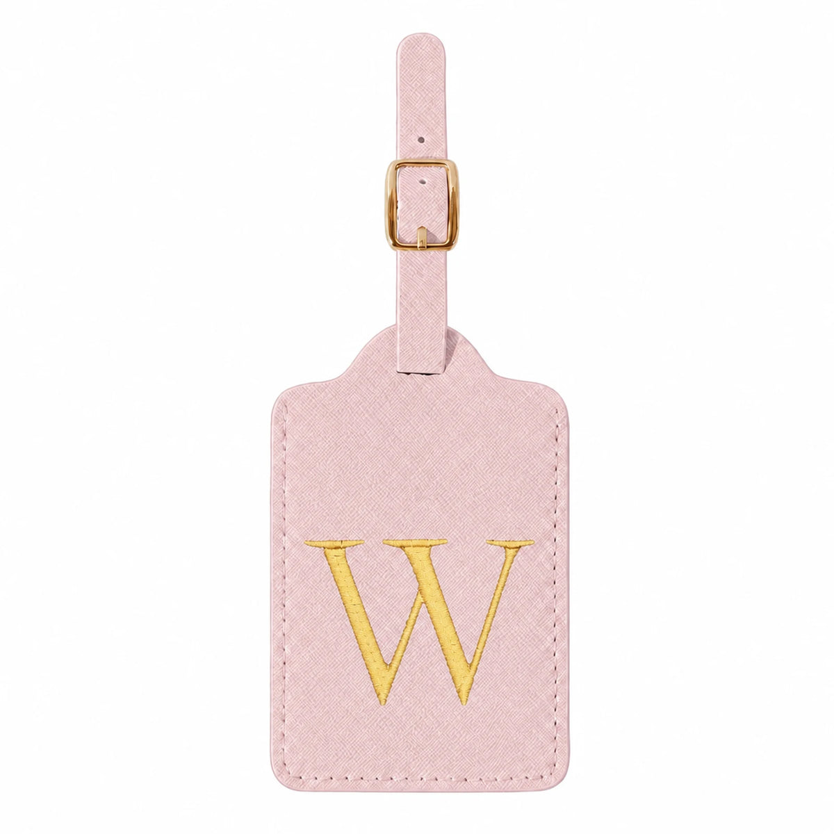 Pink Initial Luggage Tag | A–Z Letter Choices